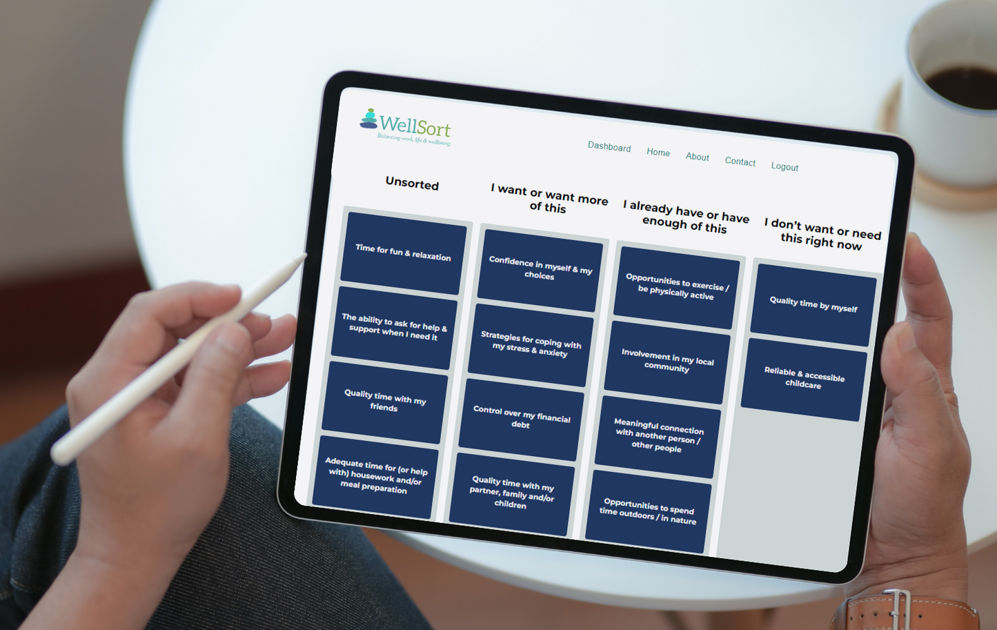 Career Values Card Sort (online card sort)