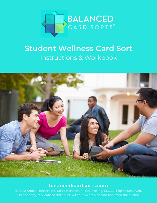 Student Wellness Card Sort: Workbook (hard-copy)